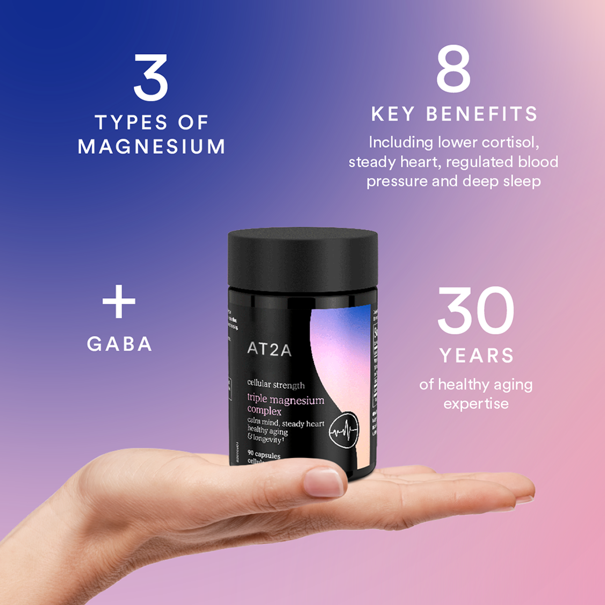 3 types of magnesium + GABA